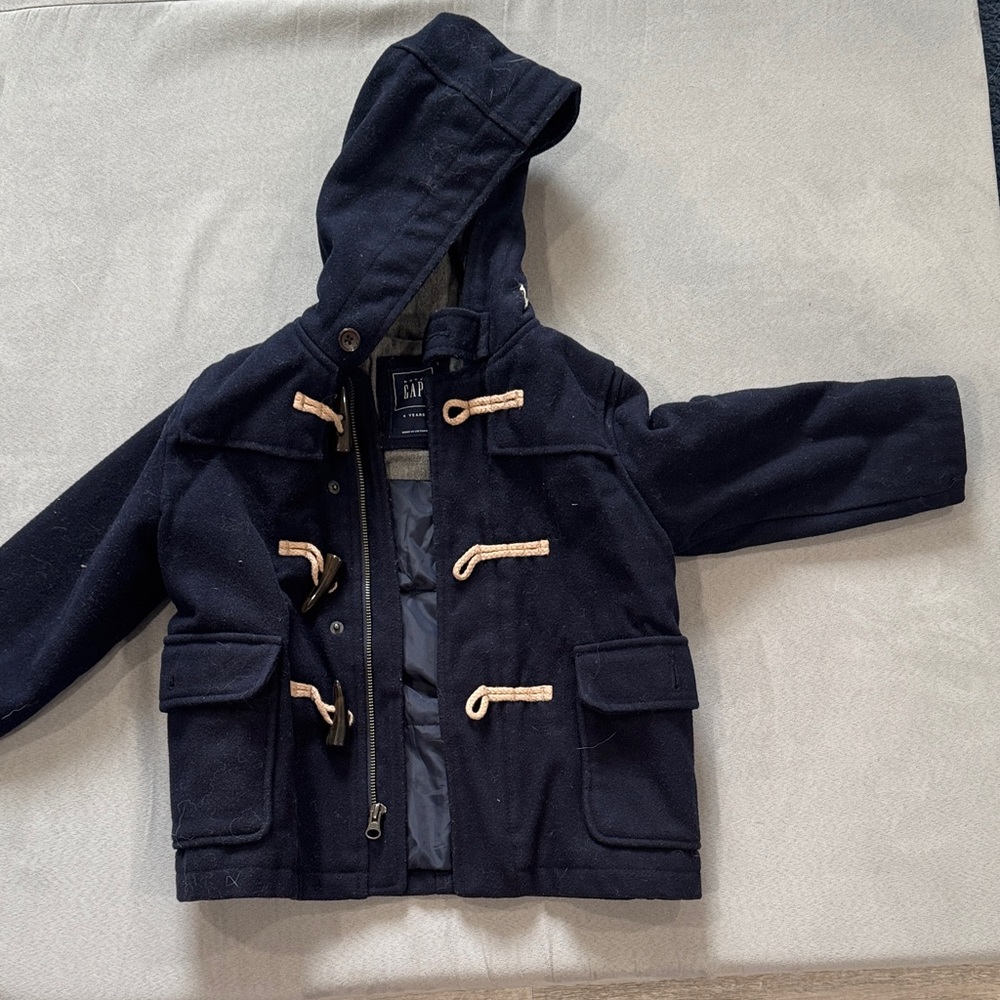 GAP Kids Navy Toggle Pea Coat